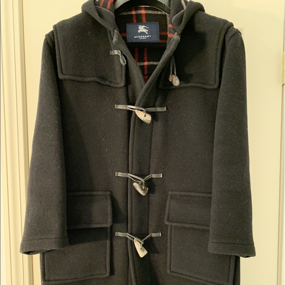 Burberry Wool Toggle Jacket Coat size Small